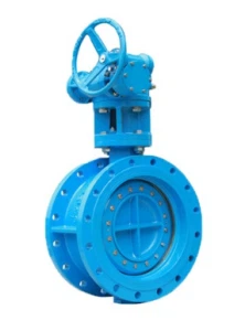 Double Flange Hard Soft Seal Eccentric Butterfly Valve