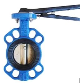 cast iron wafer-type handle butterfly valve