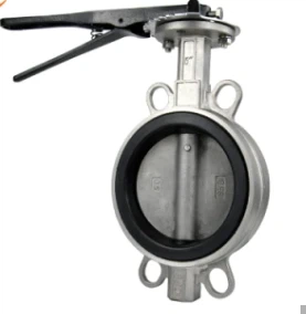 Wafer Type Manuell spjeldventil med aluminiumshåndtak